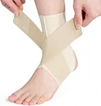 Cross compression straps are carefully designed to provide fixed compression for the ankle joint. Reduces the risk of injury, provides excellent ankle compression, You can get support in daily activities around the clock.